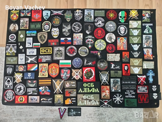 Ново зареждане военни/тактически велкро нашивки 