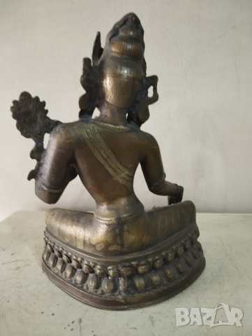 Стара статуетка -Буда, снимка 4 - Други ценни предмети - 44715545