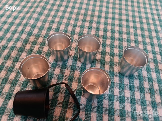 Метални чаши к-т, снимка 4 - Други ценни предмети - 42029653