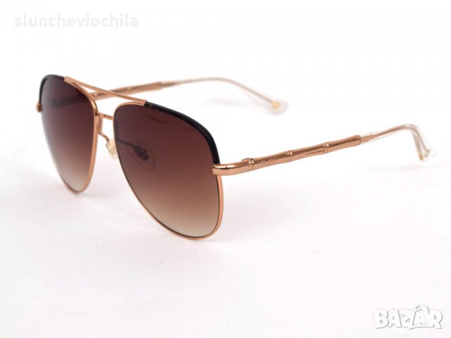 Слънчеви очила Gucci gold, снимка 5 - Слънчеви и диоптрични очила - 24790844