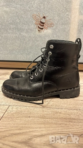 Кожени дамски боти Timberland 40р-р, снимка 2 - Дамски боти - 52940059