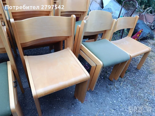 Дървени столове А151, снимка 6 - Столове - 56152896