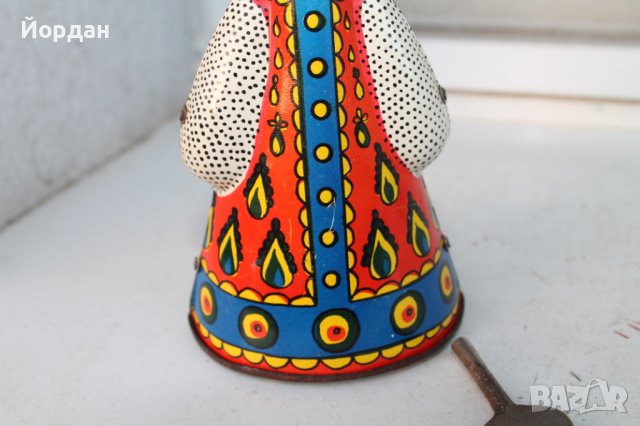 Стара СССР механична играчка , снимка 3 - Други ценни предмети - 42880239