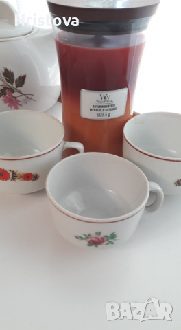 Чаши за чай, за допълване на сервизи  български порцелан, снимка 3 - Чаши - 36566881