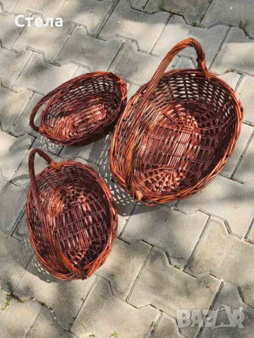 Кафяви овални кошници, снимка 4 - Други - 49969025
