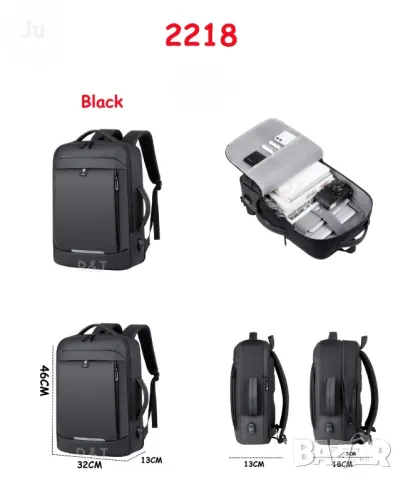 Раница Водоустойчива USBсмарт подходящи за ръчен багаж за самолет , снимка 8 - Раници - 48856213