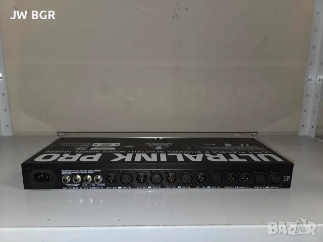 Аудио еквалайзер: Behringer Ultralink Pro MX882, снимка 3 - Аудиосистеми - 56478112