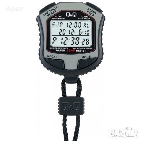 Професионален Хронометър Q&Q HS45J. Дигитални Хронометри за Спортисти и Треньори. Таймер Hronometar, снимка 5 - Спортна екипировка - 54010755
