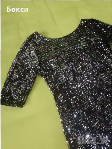 Официална рокля с пайети, снимка 3 - Рокли - 29103957