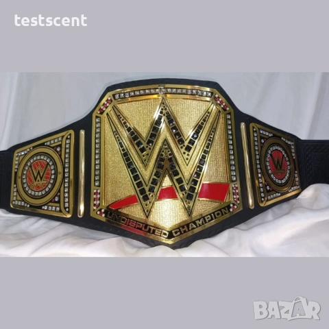 WWE UNDISPUTED CHAMPIONSHIP UNIVERSAL REPLICA BELT BRASS ADULT SIZE NEW Шампионски колан отличен, снимка 8 - Фен артикули - 54150423