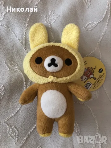 Колекционерски японски плюшен талисман Rilakkuma (San-X) –  Рилакума лимитирана серия, нов с етикет, снимка 4 - Колекции - 56153771