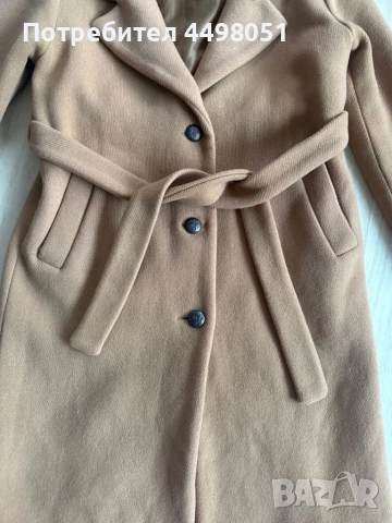 Палто Естествен Кашмир и вълна, снимка 3 - Палта, манта - 53222744