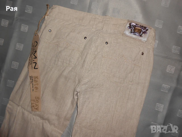 Панталон -100 % лен A.M.N madness national, снимка 11 - Панталони - 50751423