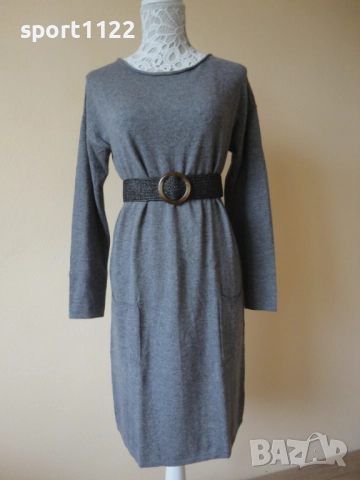 Blue Motion/S-M/дамска рокля с кашмир, снимка 6 - Рокли - 48324531