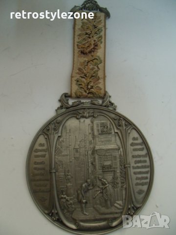 № 5553 старо метално пано WMF  - печат / маркировка 