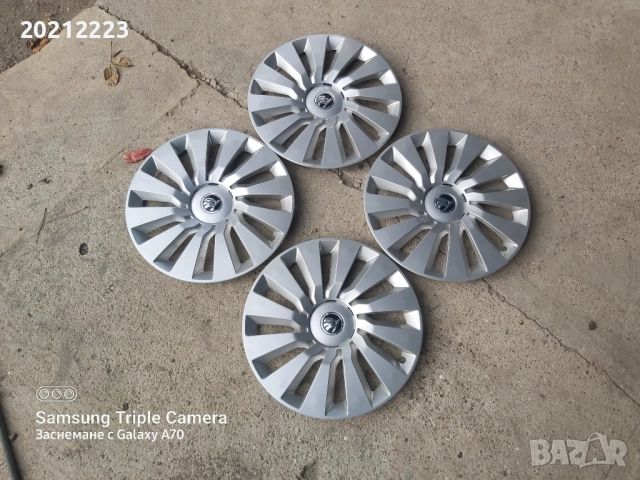 4 броя Оригинални тасове за Skoda Octavia,Scala,Kamiq 16, снимка 5 - Аксесоари и консумативи - 52076279