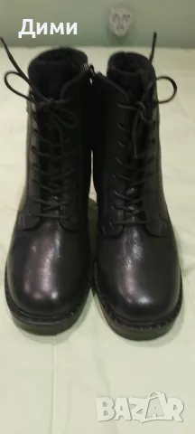 Елегантни боти от естествена кожа на Rieker, снимка 2 - Дамски боти - 49140927