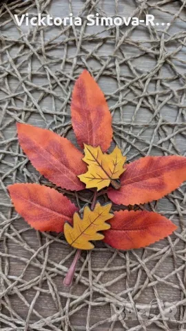 Сет от 6 броя дървени, ръчно рисувани шнолки “Горска приказка”, снимка 5 - Шноли, диадеми, ленти - 47761913