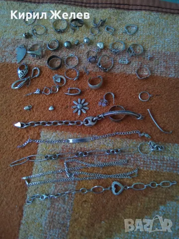 100 грама сребърни накити за поправка за реставрация за части или за материал 50623, снимка 5 - Колиета, медальони, синджири - 50243230