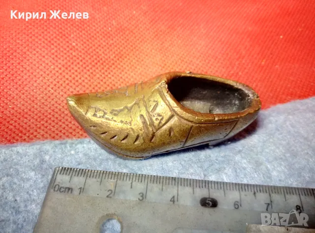 СТАРО БРОНЗИРАНО МЕДНО ЧЕХЪЛЧЕ ПЕПЕЛНИК с ОРИЕНТАЛСКА ОРНАМЕНТИКА РЪЧНА АРТ ИЗРАБОТКА 47806, снимка 13 - Антикварни и старинни предмети - 47606359