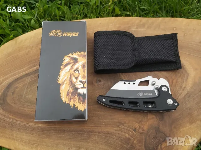 Сгъваем нож LION KNIVES с текстилен калъф, снимка 6 - Ножове - 50066930