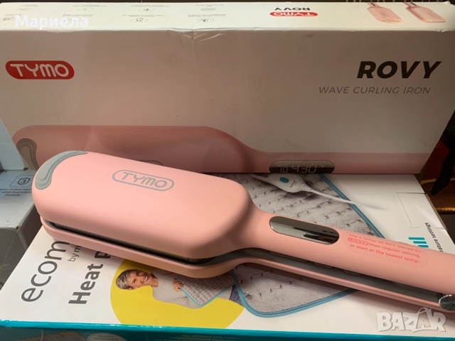 TYMO ROVY Curling Iron / Ретро преса за  коса до 220°С, снимка 7 - Маши за коса - 52155217