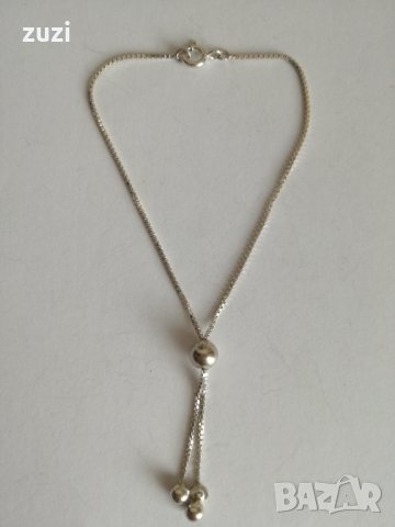 Сребърна гривната - 925 сребро, снимка 2 - Гривни - 31600525