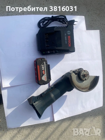 BOSCH GWS 18-125 V-Li, снимка 2 - Ъглошлайфи - 54009876