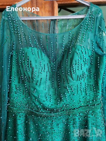 Официална рокля в пастелен зелен цвят размер XL/XXL, снимка 9 - Рокли - 40743148