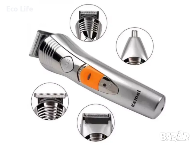 Машинка за бръснене и подстригване 7в1 Kemei KM-580А, снимка 4 - Машинки за подстригване - 52346557