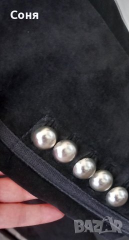 Разпродажба-Уникално палто естествен велур , снимка 2 - Палта, манта - 42563244