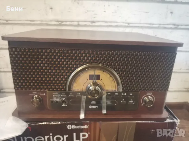 Продавам нов грамофон  /CD/Usb/Bluetooth /радио /касетофон ION , снимка 4 - Грамофони - 49593238