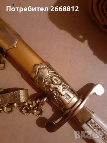 кортик, снимка 3 - Антикварни и старинни предмети - 52865338