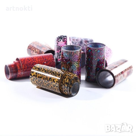 Леопардово фолио за нокти, снимка 3 - Продукти за маникюр - 31817383