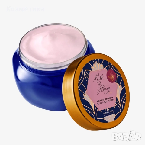 Крем за ръце и тяло Majestic Magnolia Milk & Honey Gold, снимка 2 - Козметика за тяло - 52313708