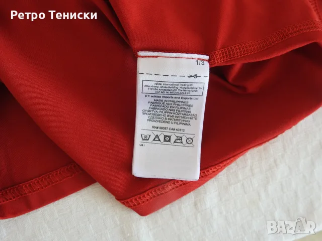 Тениска adidas — Мъже размер M Червено, снимка 6 - Тениски - 56319361