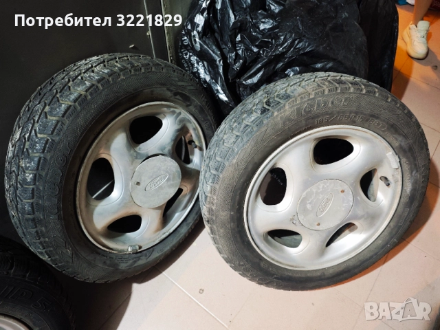 Алуминиеви джанти с гуми за Форд 185/65/15, снимка 3 - Гуми и джанти - 52375081