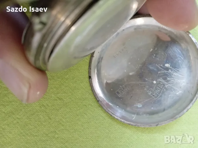 старинен сребърен часовник , снимка 3 - Мъжки - 49196178