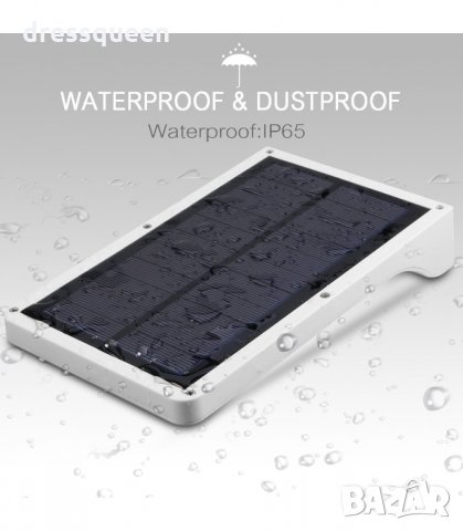 48 диода Външна Соларна LED лампа със сензор за двжение, снимка 6 - Соларни лампи - 34272240