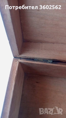 ръчно резбована дървена кутия-цвят махагон, снимка 3 - Други - 51744174