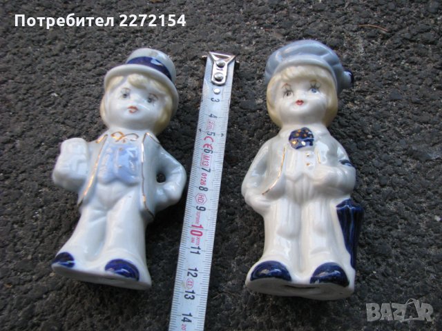 Порцеланова фигурка статуетка клоун-2бр, снимка 4 - Антикварни и старинни предмети - 29100512