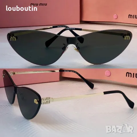 Miu 2024 дамски слънчеви очила котка 3 цвята