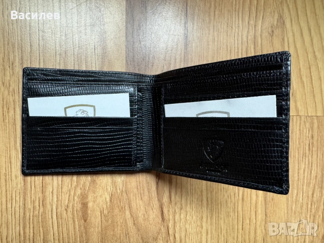 J. Wilson мъжки портфейл портмоне естествена кожа внос Англия, снимка 2 - Портфейли, портмонета - 53147943