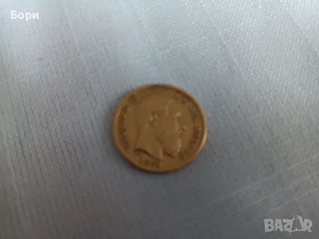 LEOPOLD II KINGDOM OF BELGIUM 22k/900, снимка 2 - Нумизматика и бонистика - 47610773