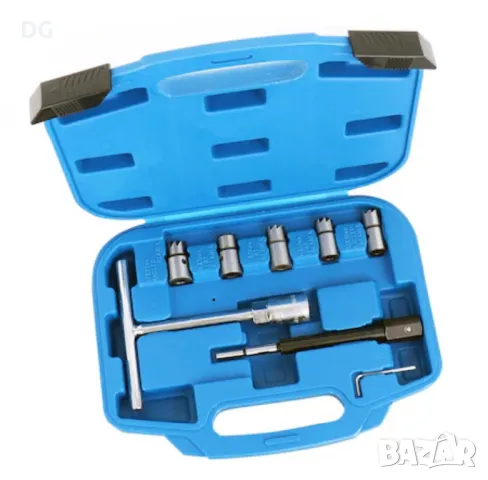 Комплект за почистване на дизелов инжектор от 7 части