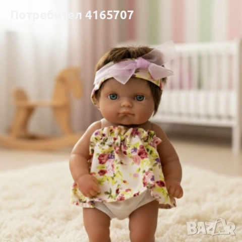 Бебе кукла 25 см с подвижни ръце и крака – идеален подарък за малките грижещи се сърца, снимка 8 - Кукли - 52841279