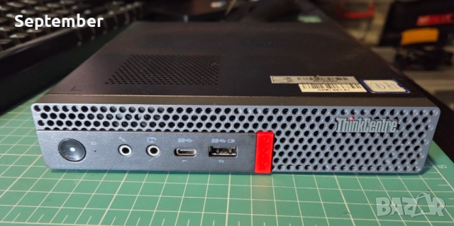 Lenovo Tiny, i5-8400, 16 GB, 256 Gb MVMe, отличен!, снимка 2 - Работни компютри - 52540403