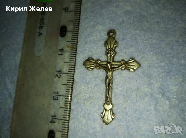 ПОСРЕБРЕНО НАГРЪДНО РАЗПЯТИЕ КРЪСТ от БЛАГОРОДНА НЕРЪЖДАЕМА СТОМАНА РЪЧНА МАЙСТОРСКА ИЗРАБОТКА 40007, снимка 13 - Антикварни и старинни предмети - 42473494