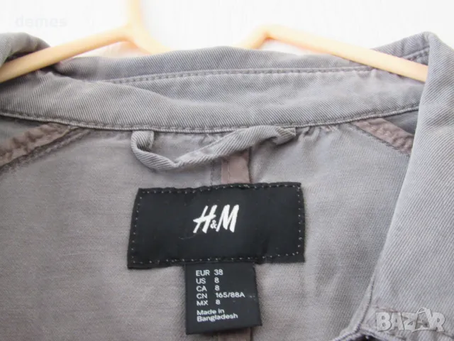 Дамска блуза цвят петрол Н&М размер 38, снимка 5 - Блузи с дълъг ръкав и пуловери - 48384483