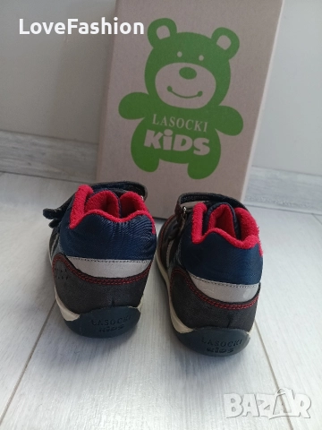 Детски обувки зимни Lasocki 22 номер естествена кожа, снимка 5 - Детски маратонки - 52599853